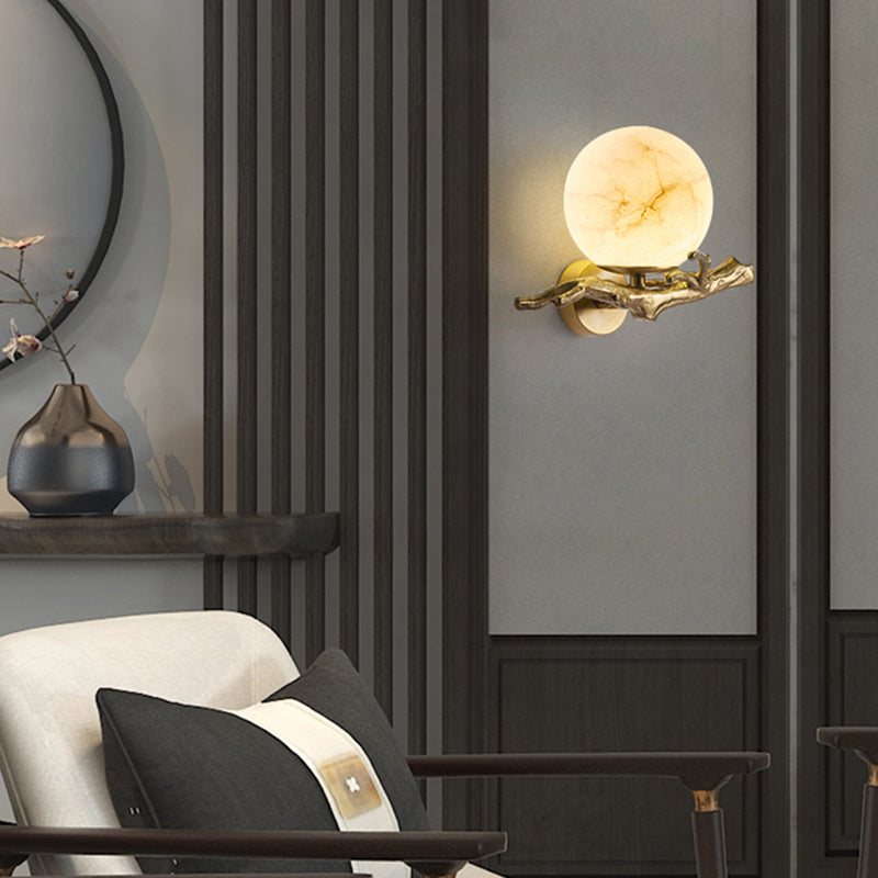 Koper en Marmeren Wandlamp LED voor Wandverlichting