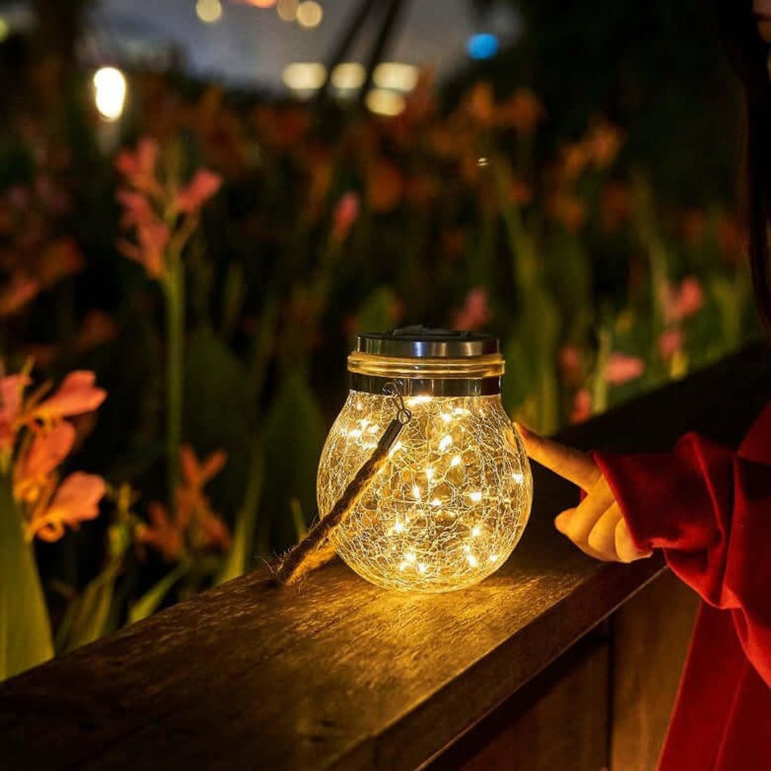 Zonne-Glaslicht Buitendecoratie Duurzaam LED