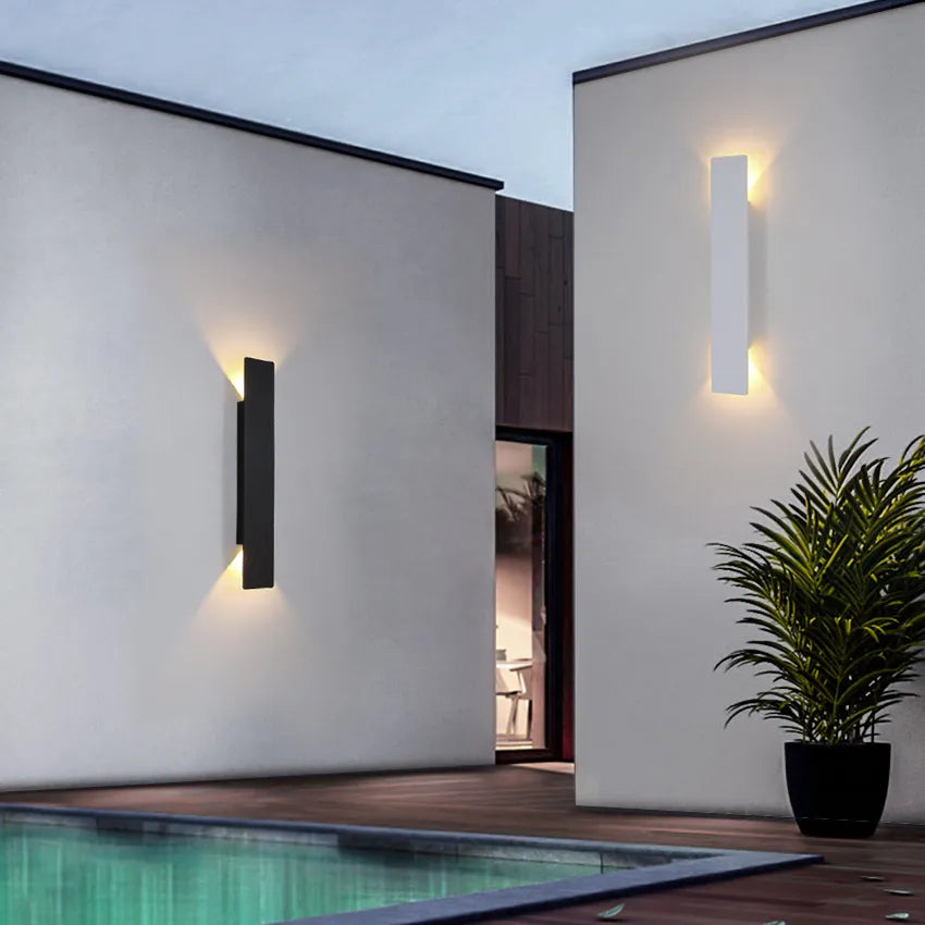 Buiten Wandlamp Aluminium LED Tuinverlichting