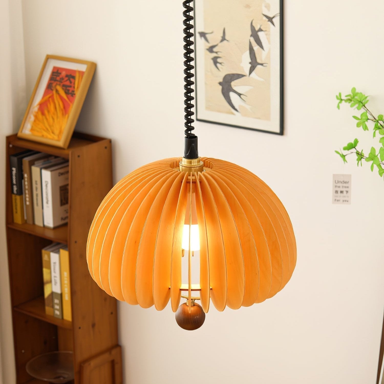 Hanglamp Pompoenvorm Verstelbaar voor Huisdecoratie