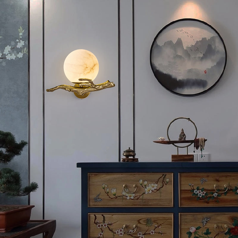 Koper en Marmeren Wandlamp LED voor Wandverlichting