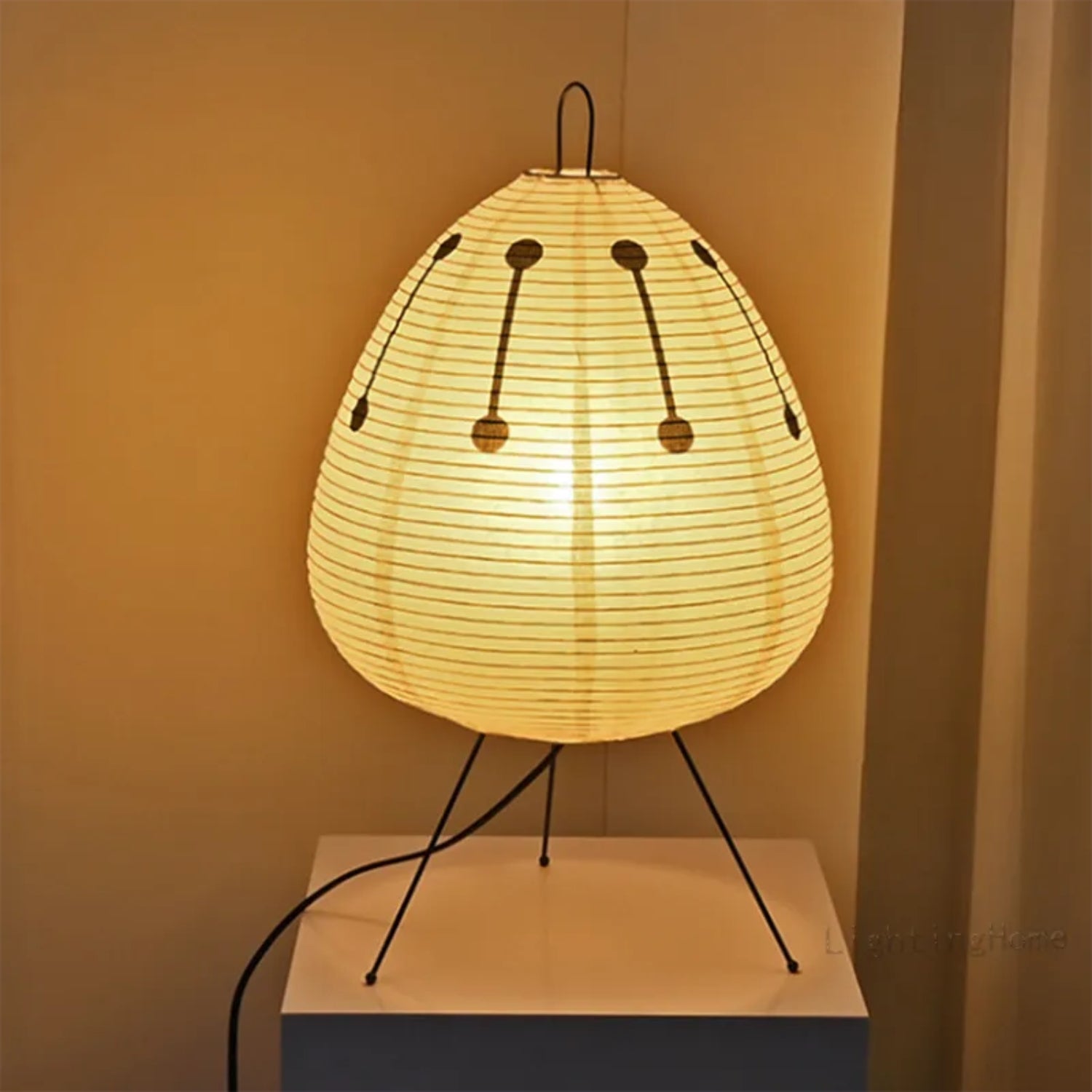Papieren Vloerlamp Japanse Stijl
