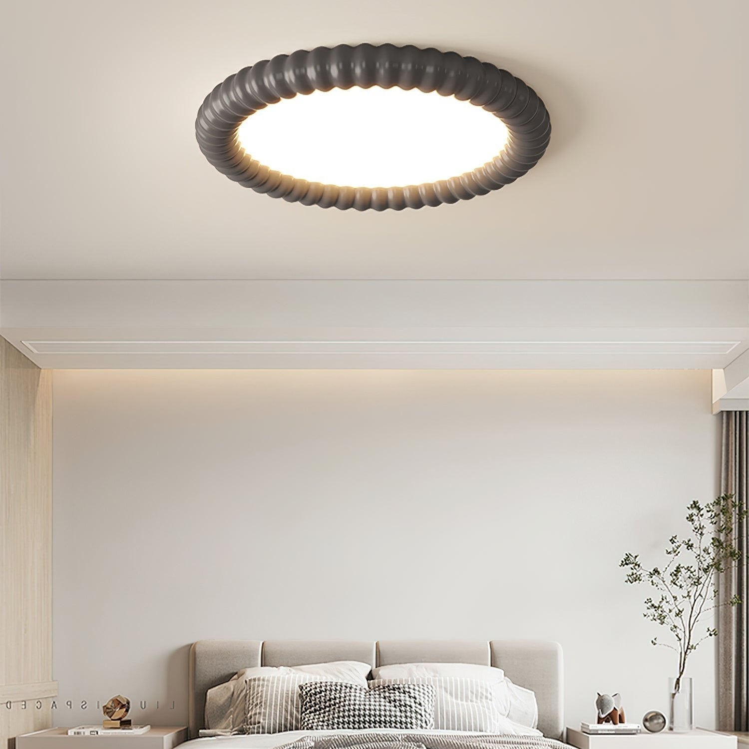 Ronde LED Plafondlamp Flush Mount Golfvorm