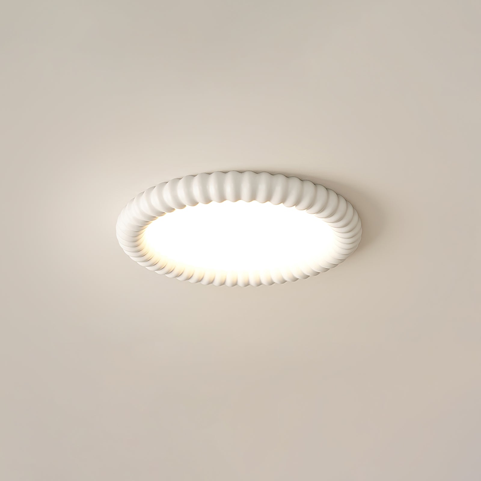 Ronde LED Plafondlamp Flush Mount Golfvorm