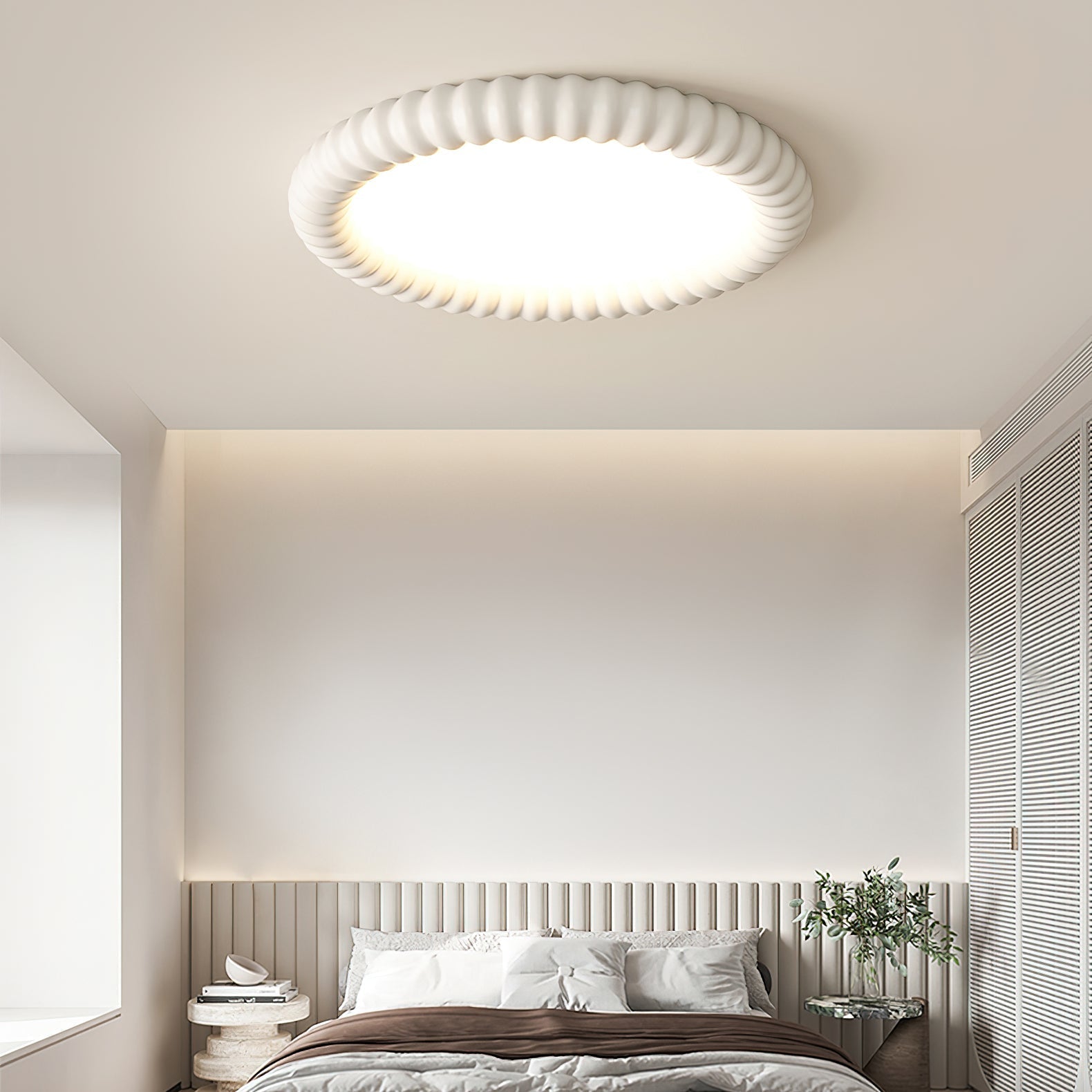 Ronde LED Plafondlamp Flush Mount Golfvorm