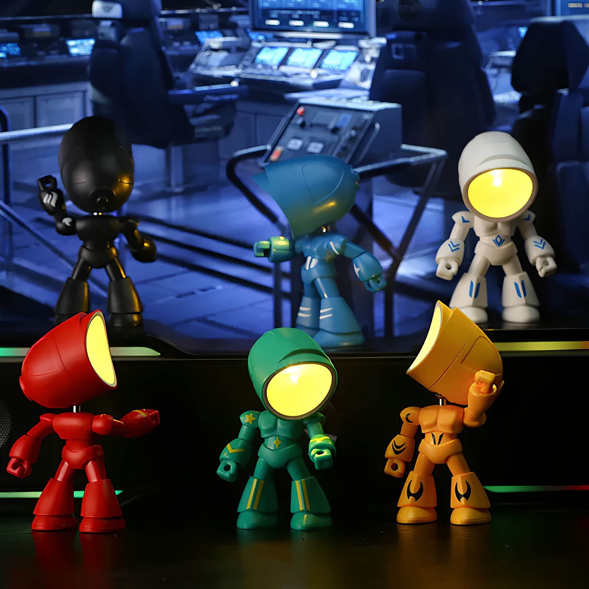 Robot Tafel Lamp Kinderen Verlichting Thuis