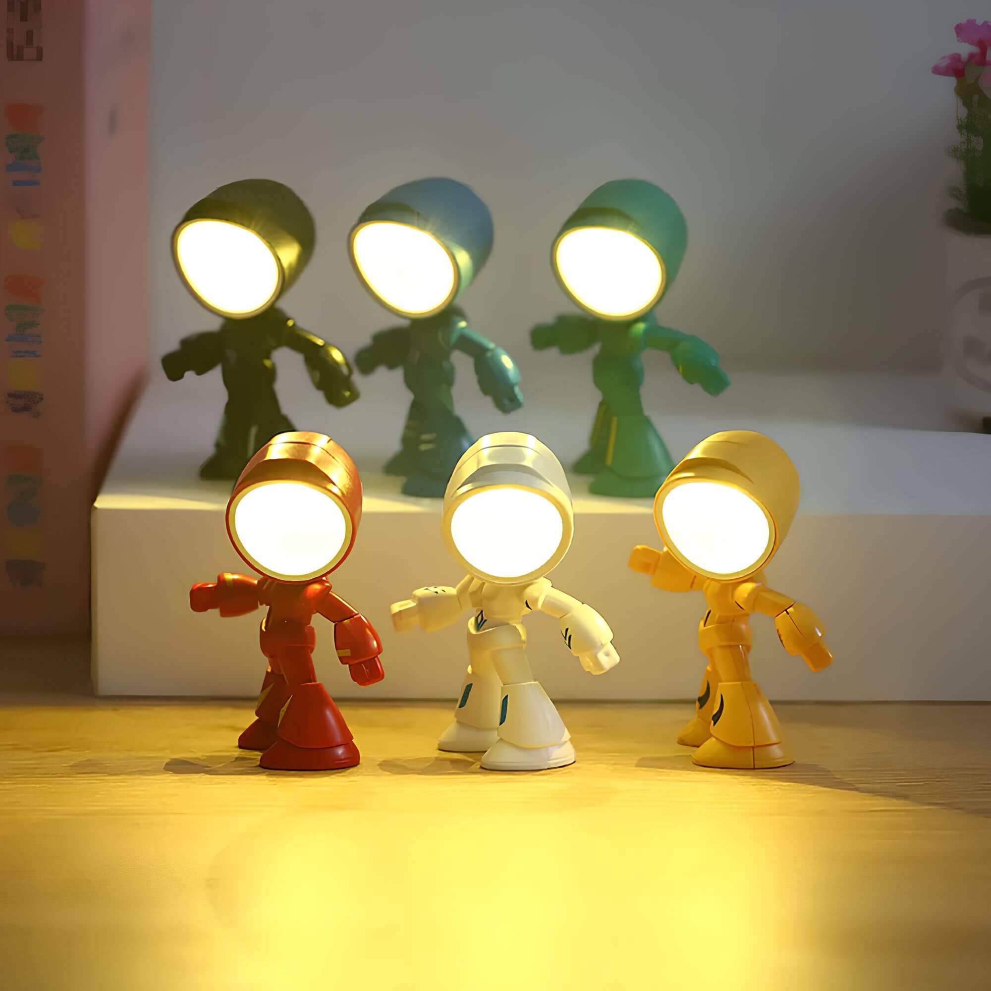 Robot Tafel Lamp Kinderen Verlichting Thuis