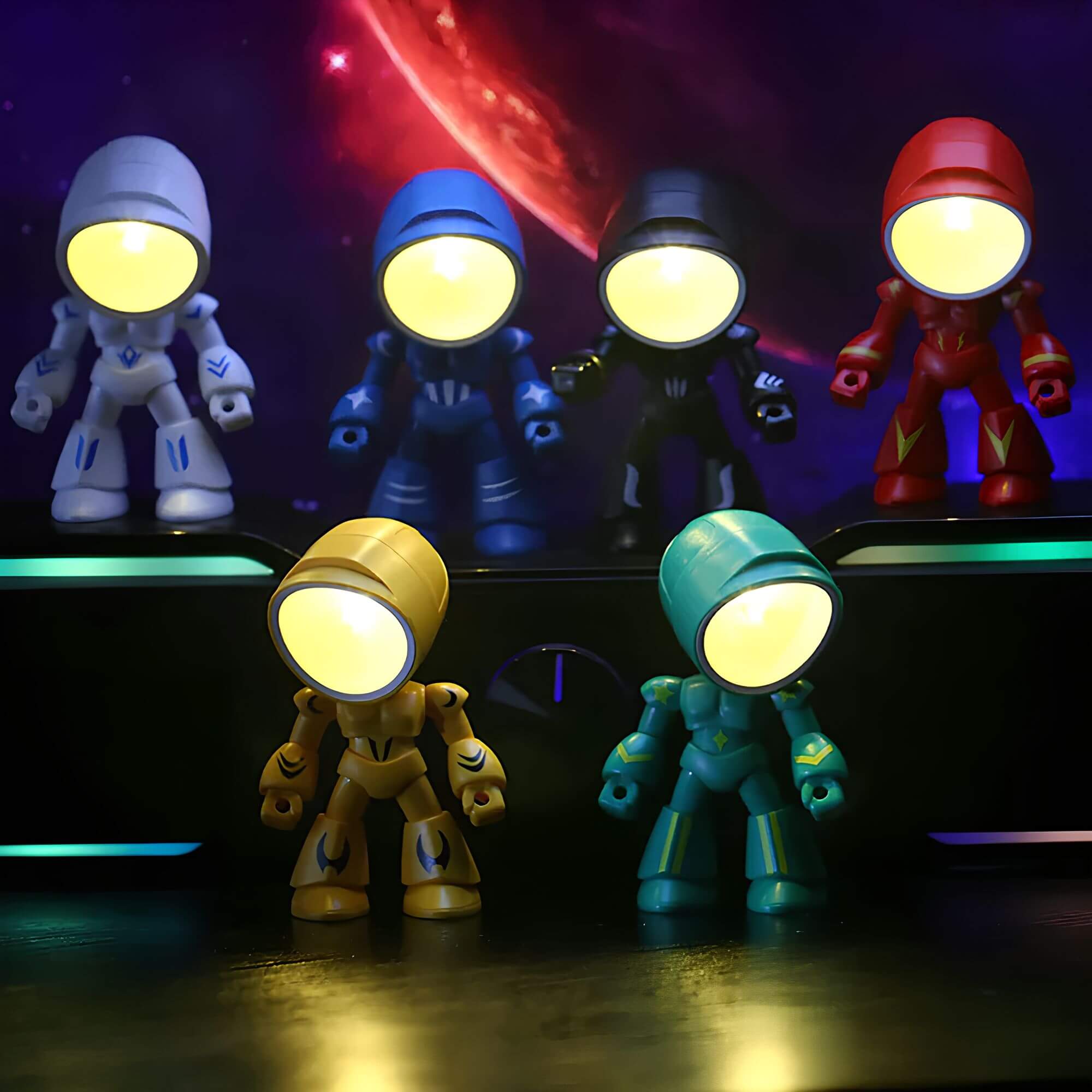 Robot Tafel Lamp Kinderen Verlichting Thuis