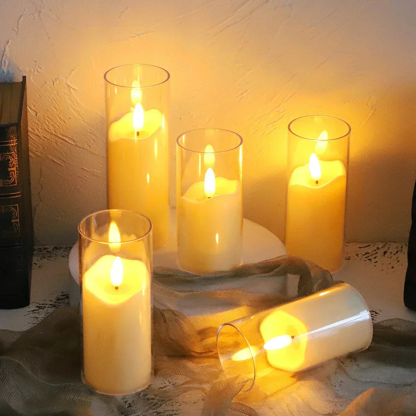 Acryl LED Lampen Vlamloos voor Huishouddecoratie