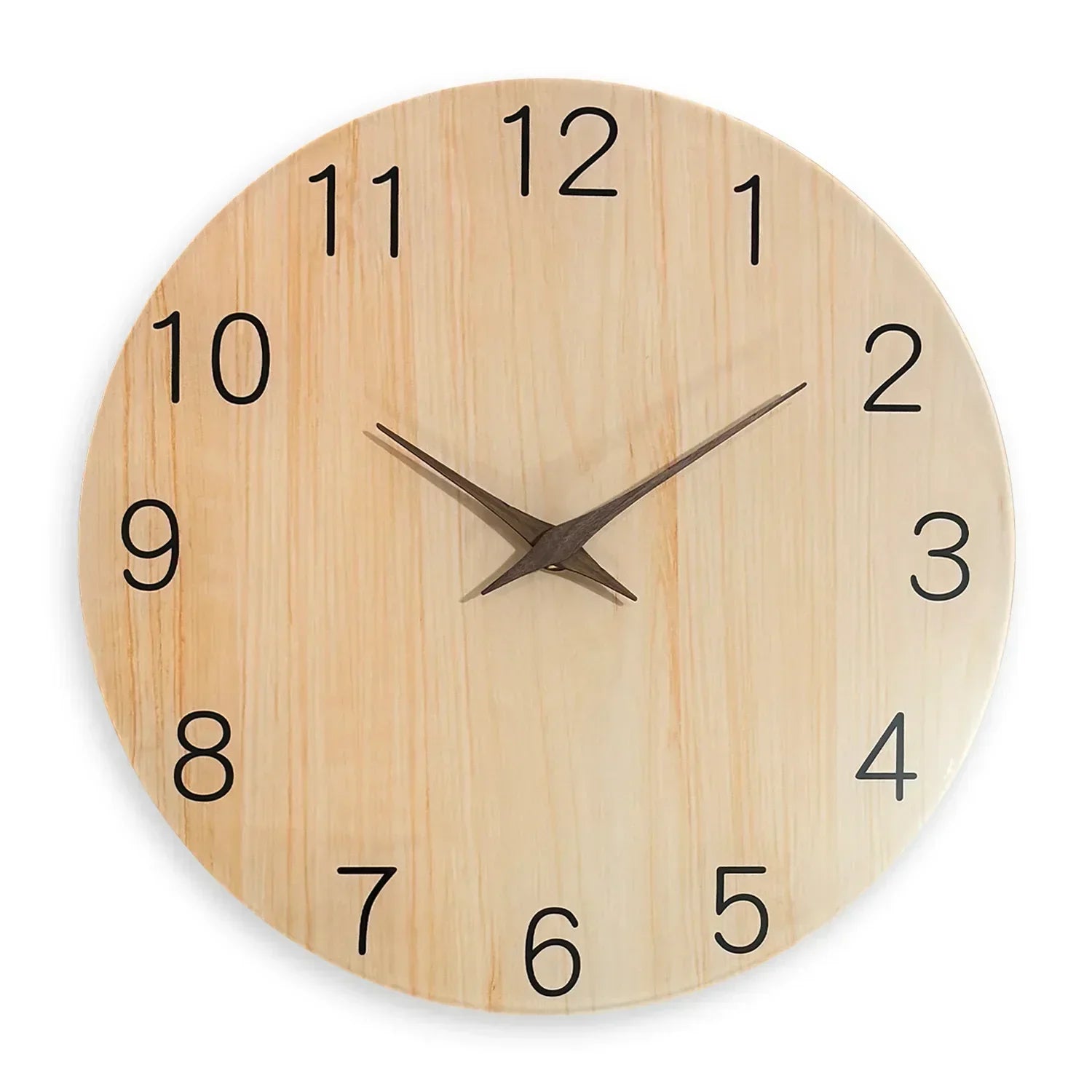 Wandklok Hout Rond voor Huisdecoratie Woonkamer