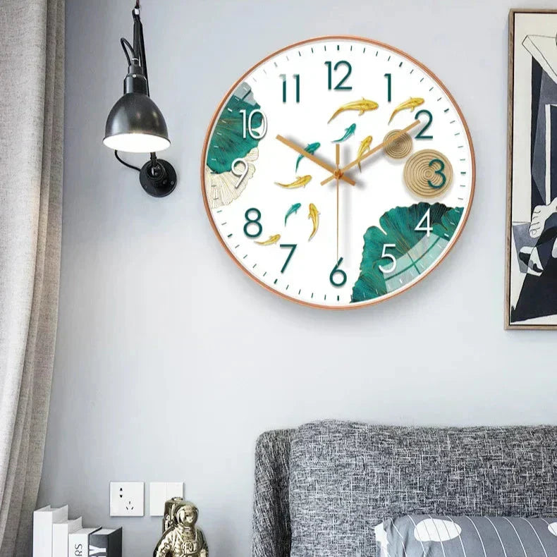 Wandklok Rond voor Thuis en Kantoor Decoratie