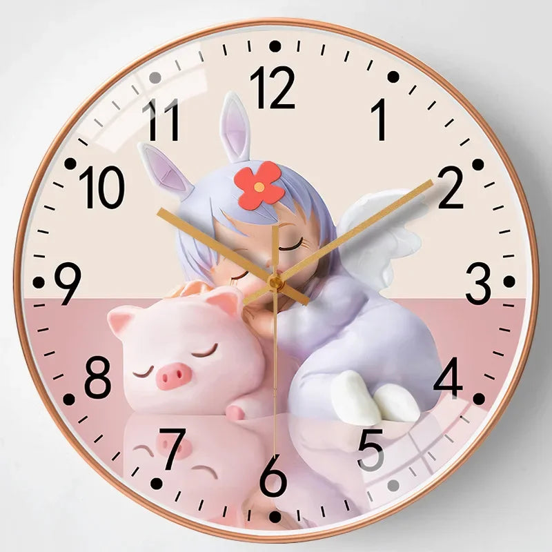 Wandklok Rond voor Thuis en Kantoor Decoratie
