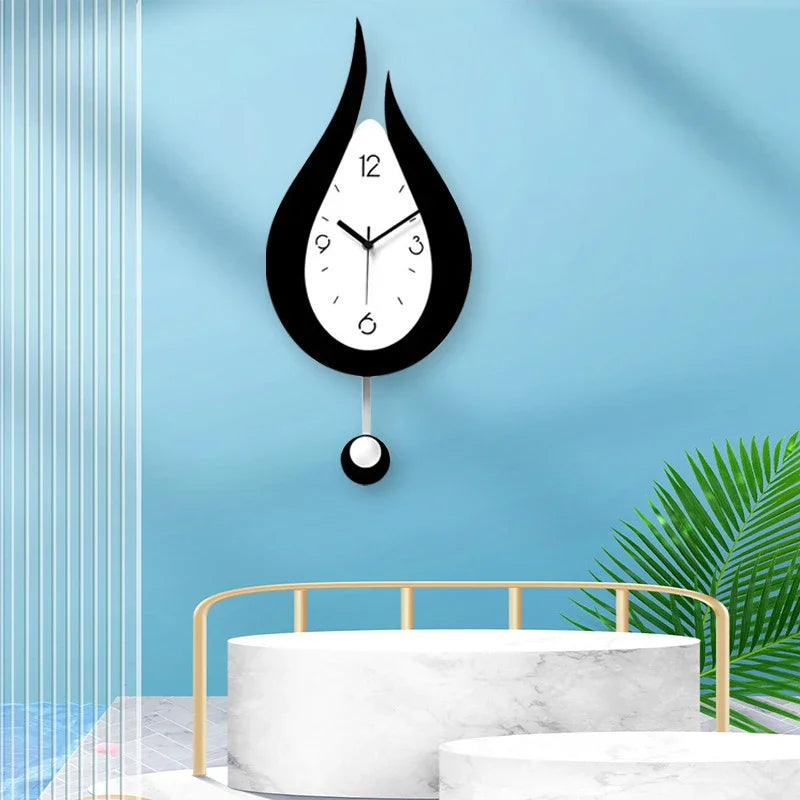 Wandklok Design Oval 30 cm voor Woondecoratie