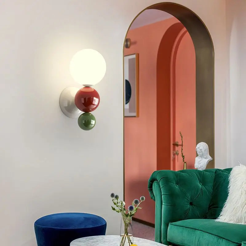 Wandlamp met Parelsafwerking voor Thuis en Kantoor Decor