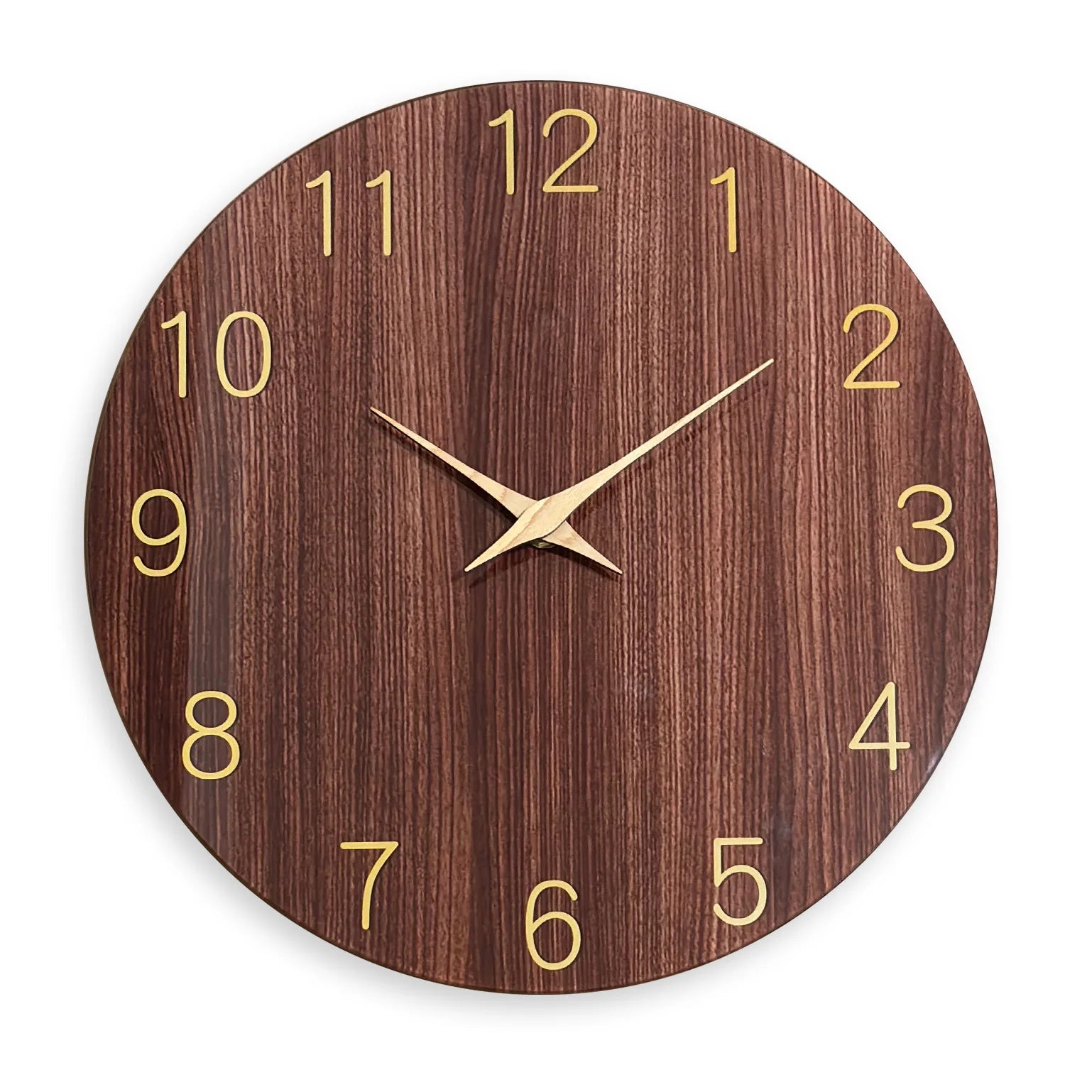 Wandklok Hout Rond voor Huisdecoratie Woonkamer