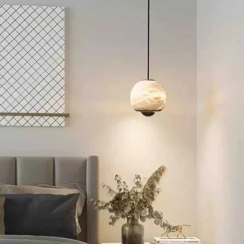 Hanglamp Marmer Rond LED plafondlamp voor inrichting