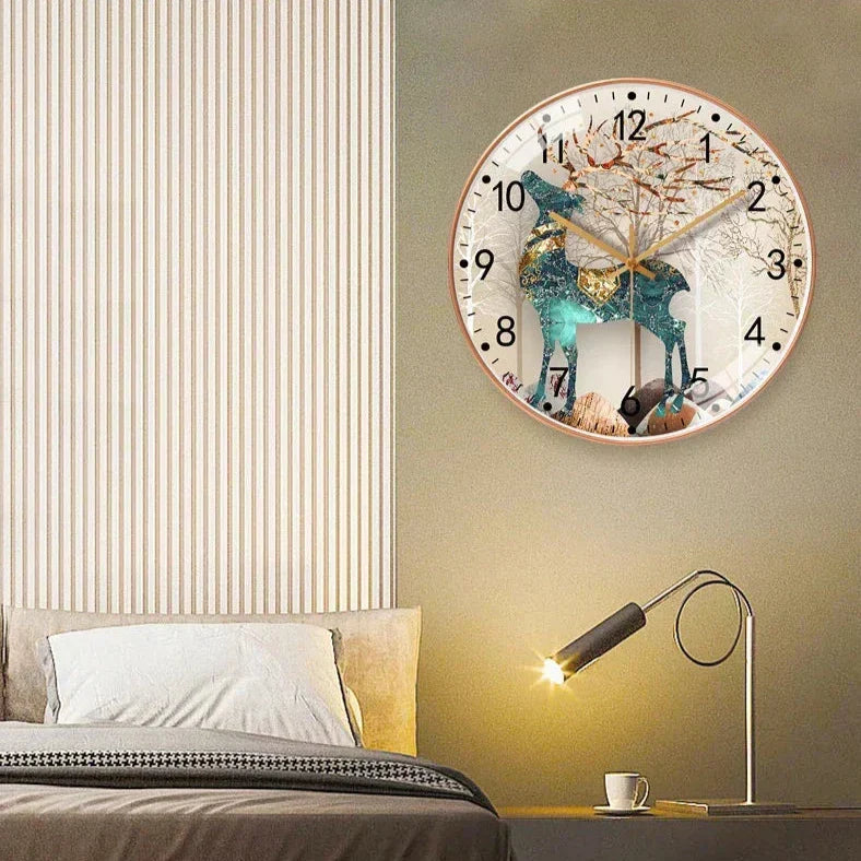 Wandklok Rond voor Thuis en Kantoor Decoratie