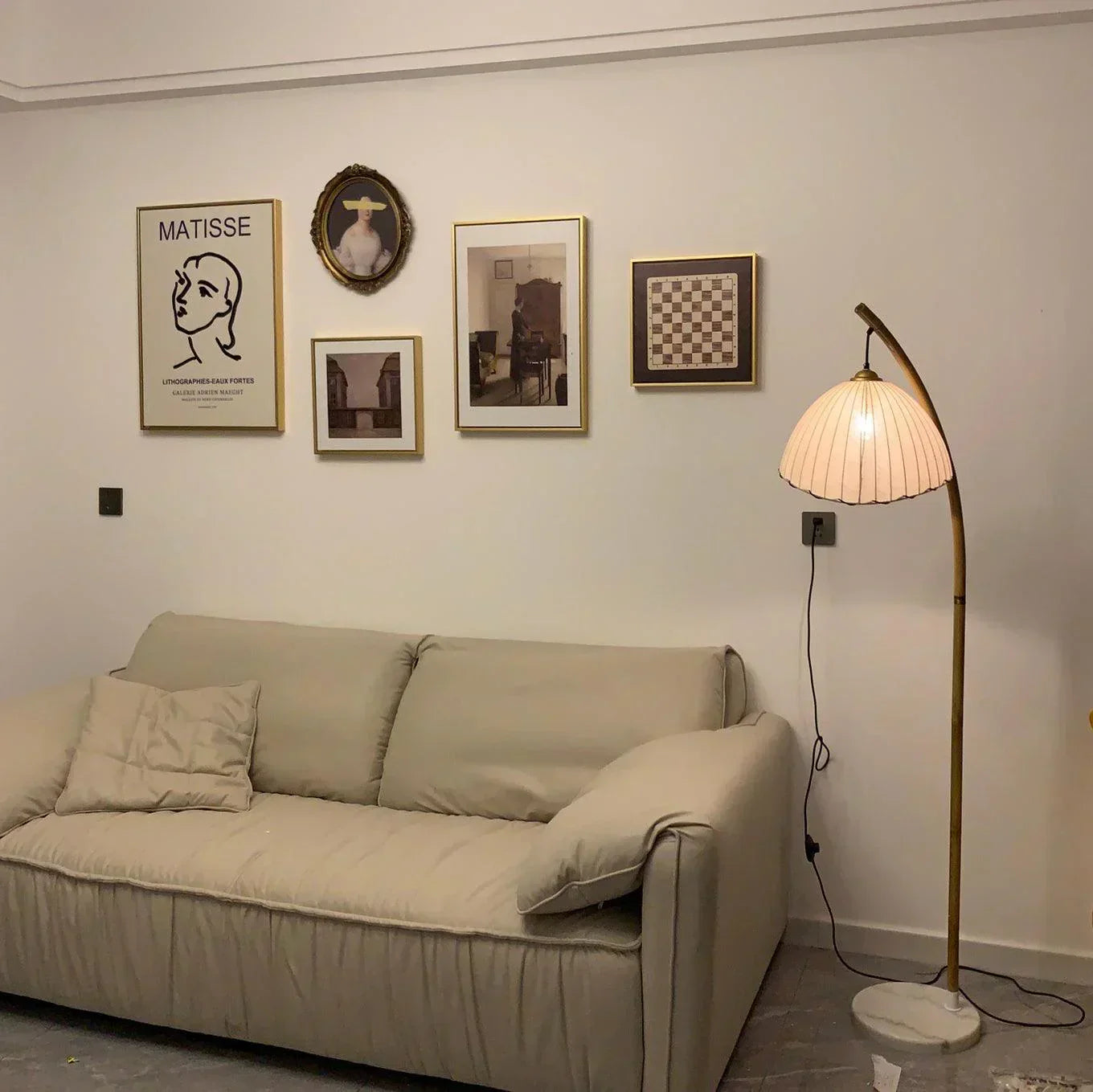 Vloerlamp Japans Ontwerp voor Woonkamer Decoratie