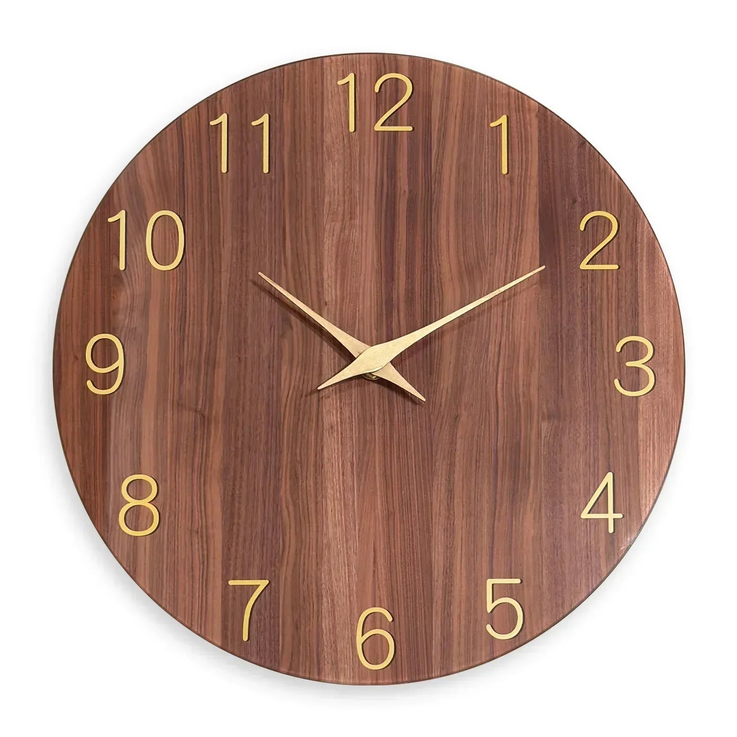 Wandklok Hout Rond voor Huisdecoratie Woonkamer