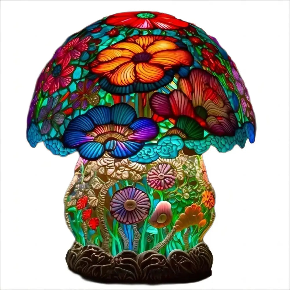 Vintage Paddenstoel Tafellamp Boho Stijl Verlichting