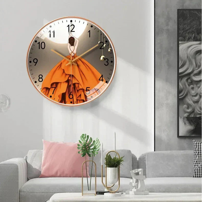 Wandklok Rond voor Thuis en Kantoor Decoratie