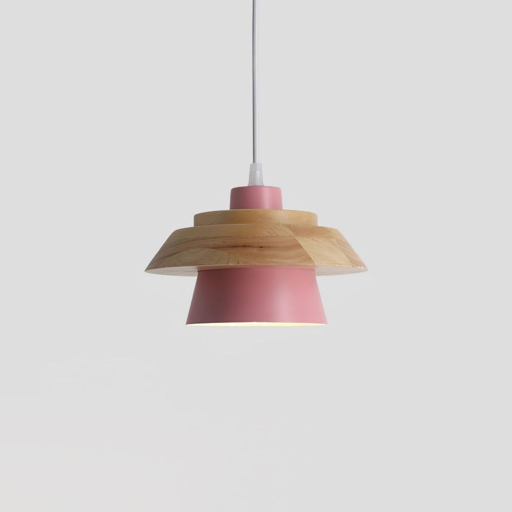 Hanglamp Hout en Steen voor Thuis en Kantoor Decoratie