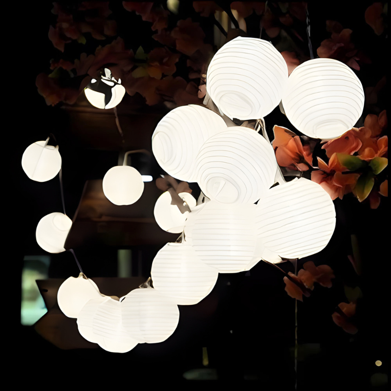 Zonne-energie Buiten Stringverlichting Lantaarn