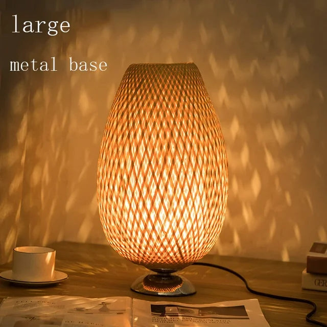 Bamboe Tafel Lamp voor Woondecoratie en Kantoorverlichting
