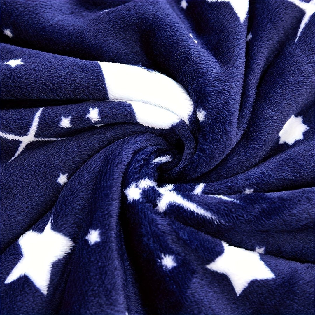 Fleece Deken Sterrenblauw Thuis Kantoor