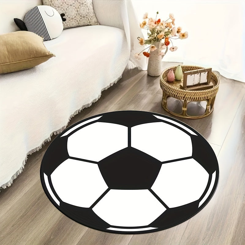 Voetbal Vloerkleed Antislip voor Huisdecoratie Sportliefhebbers