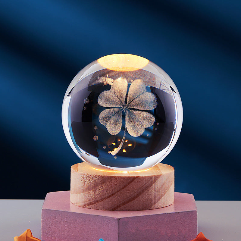 3D Kristal Nachtlamp LED Woondecoratie 3D Effect