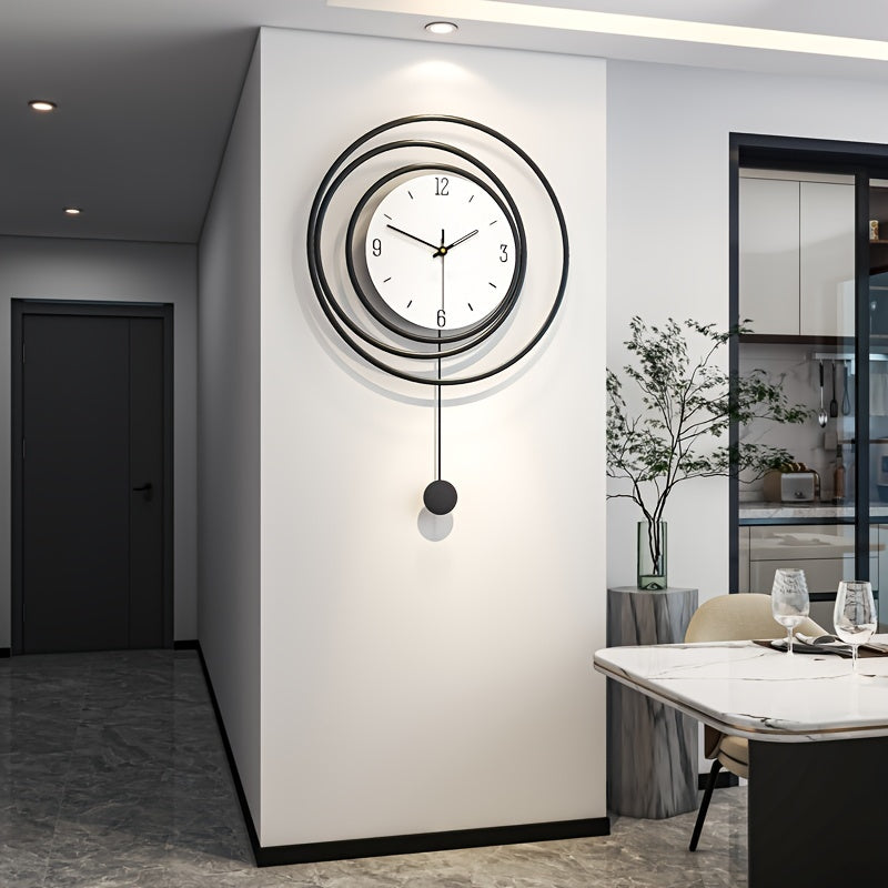 Metalen Wandklok Circulair Voor Thuis Kantoor Decor