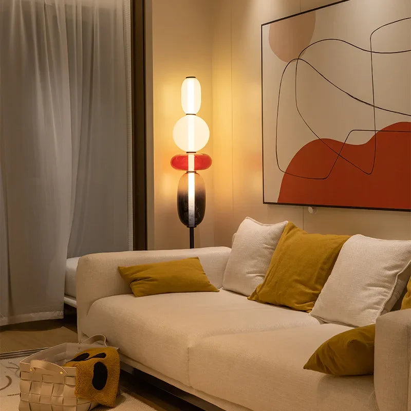 Vloerlamp Glazen voor Woonkamer Kantoor Slaapkamer