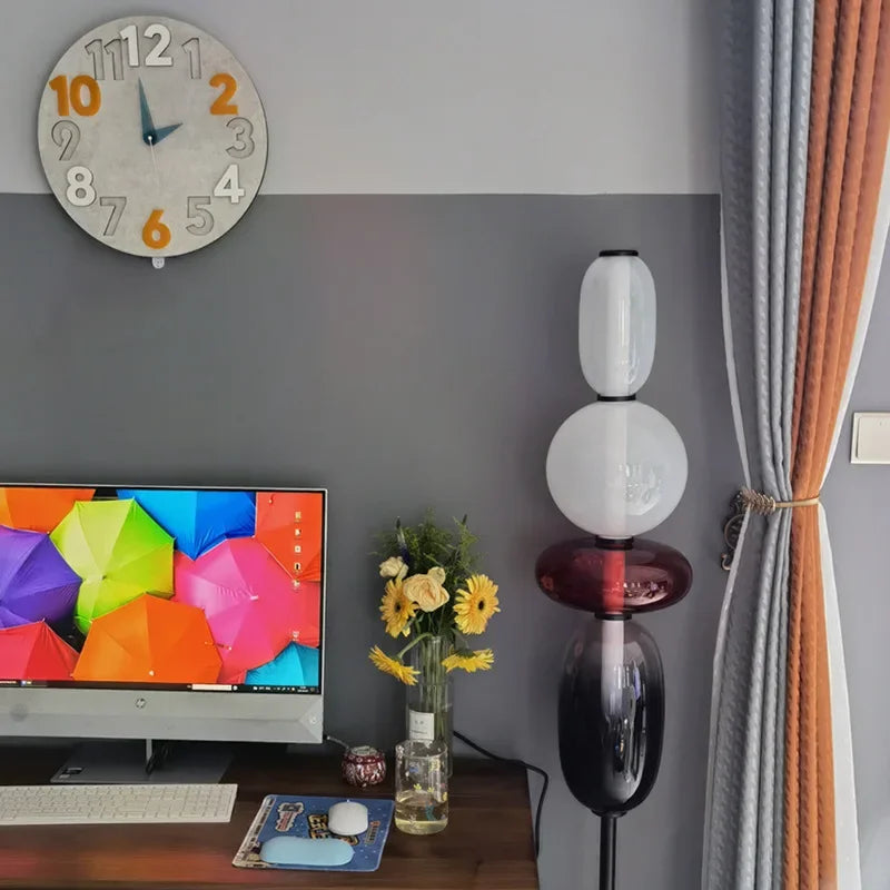 Vloerlamp Glazen voor Woonkamer Kantoor Slaapkamer
