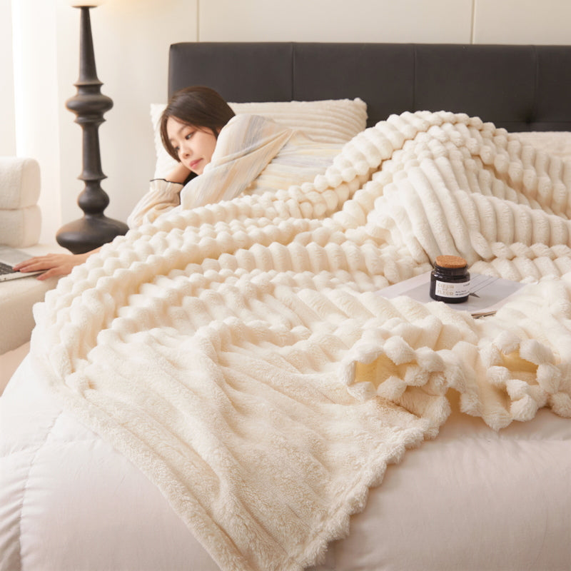 Fleece Deken voor Winterdagen Thuis Kantoor