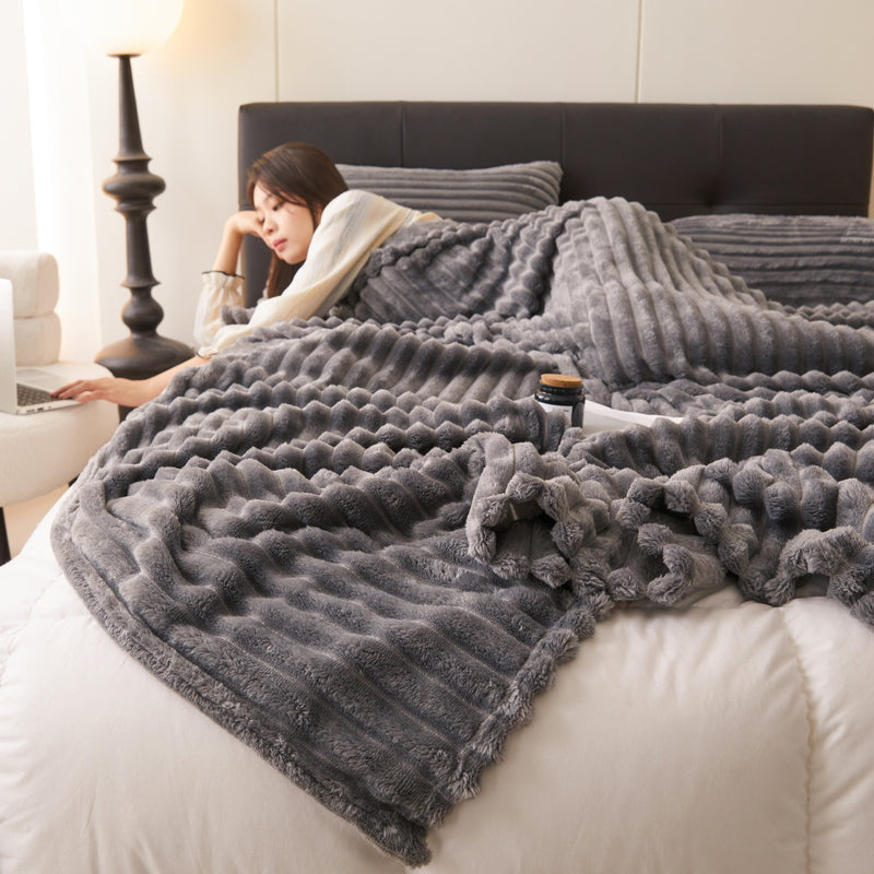 Fleece Deken voor Winterdagen Thuis Kantoor