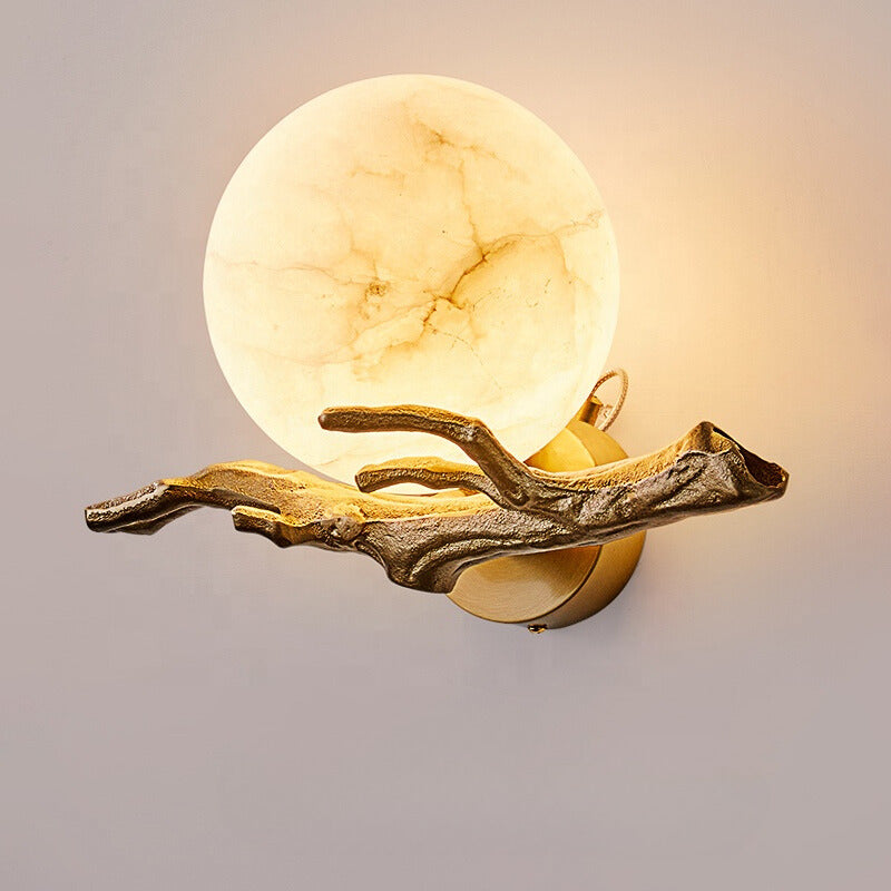 Koper en Marmeren Wandlamp LED voor Wandverlichting