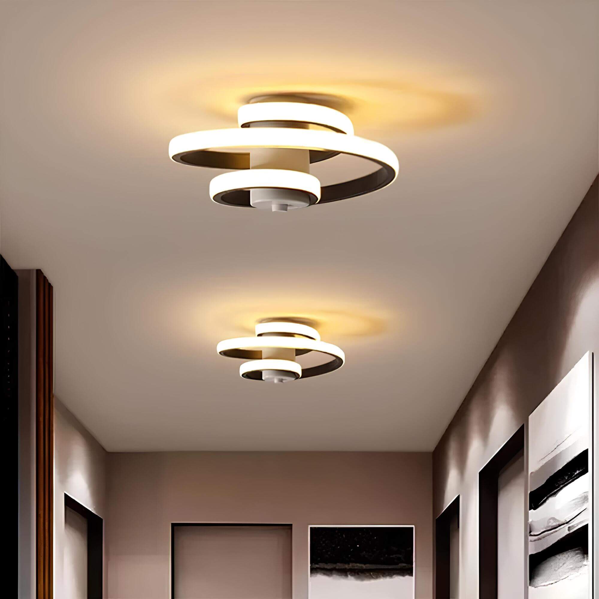Spiraal LED Plafondlamp Flush Mount