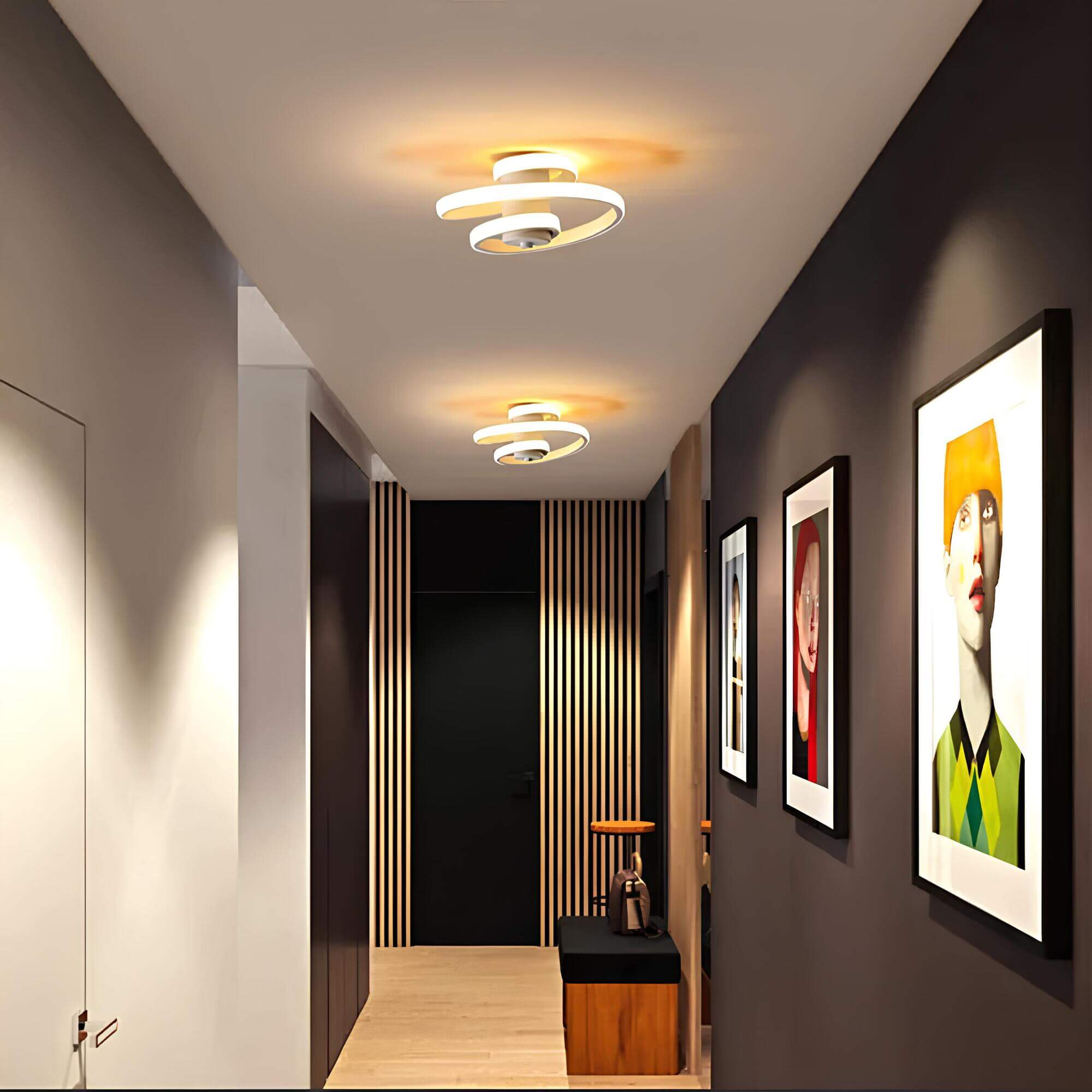 Spiraal LED Plafondlamp Flush Mount