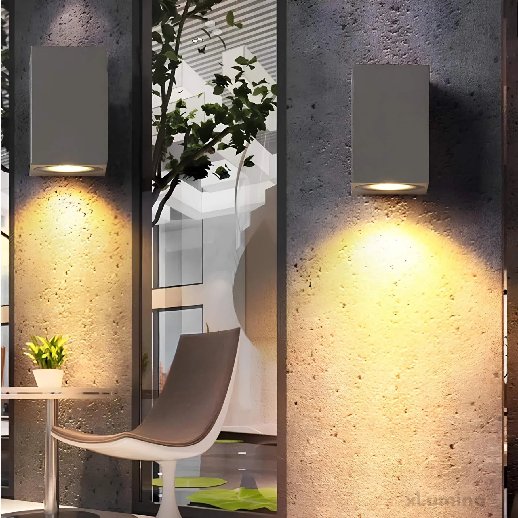 Buitenwandlamp Tuin Terras LED Weerbestendig Schijnwerper