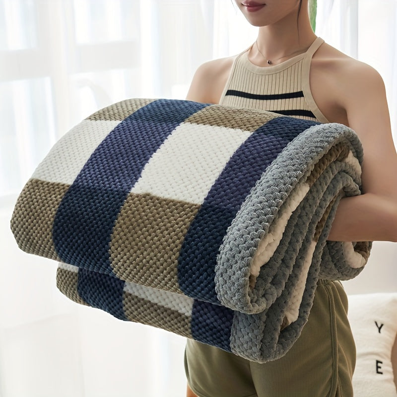 Fleece Deken Gecontroleerd voor Thuiscomfort en Decoratie