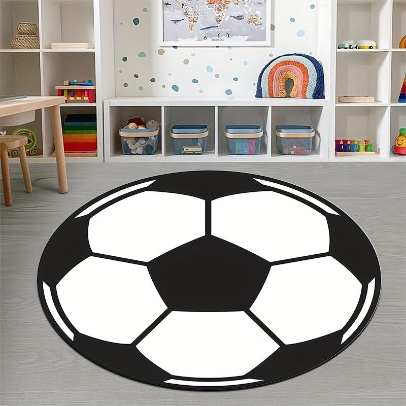 Voetbal Vloerkleed Antislip voor Huisdecoratie Sportliefhebbers