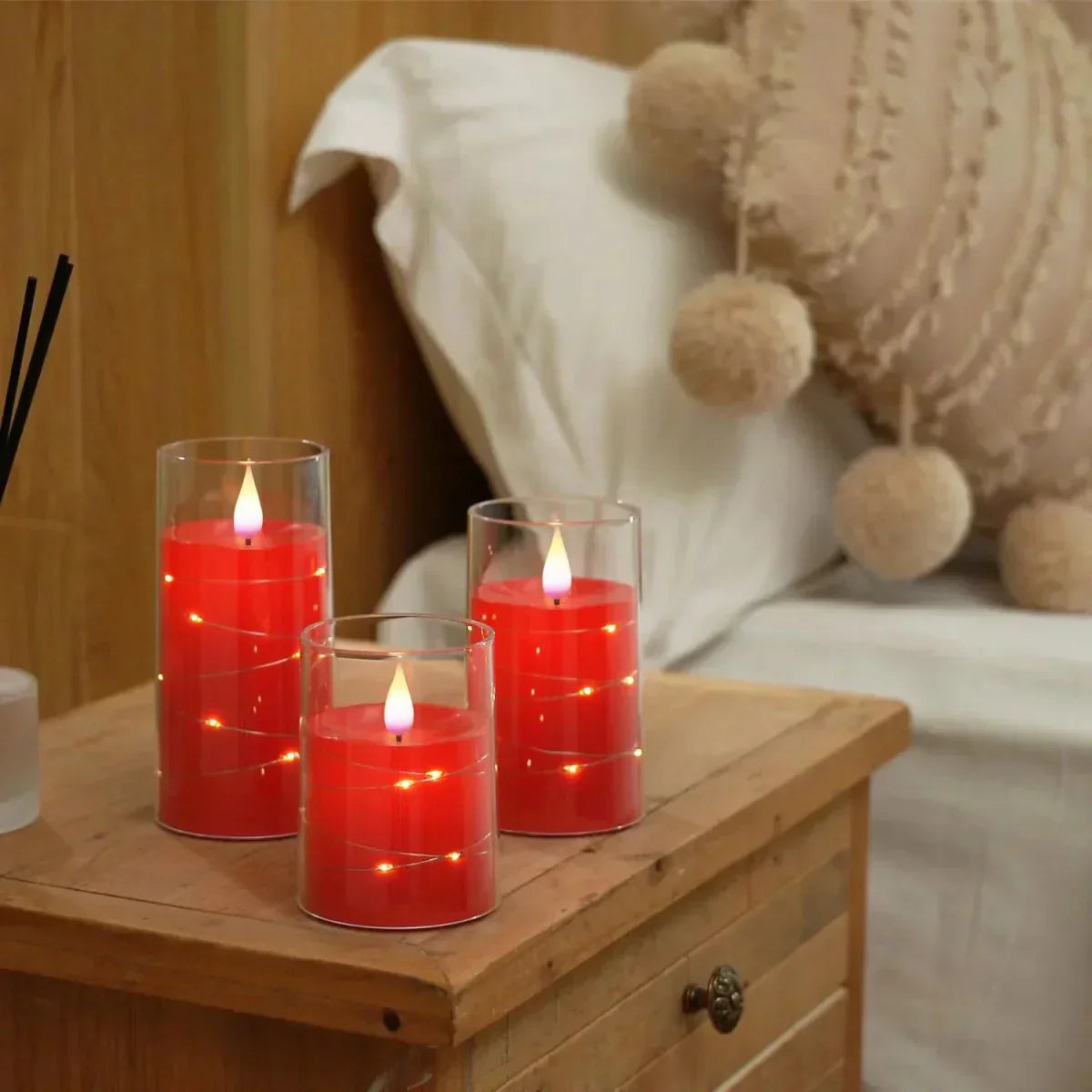 LED Theelichten Vlamloos Decoratief voor Thuis en Kantoor