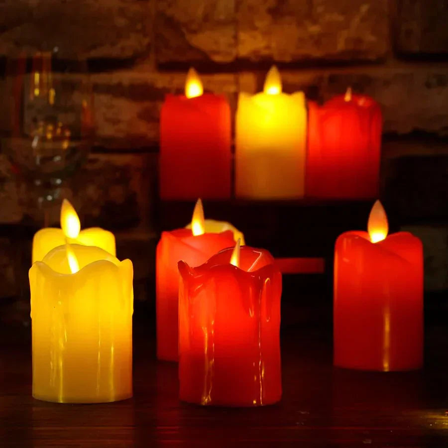 LED Kaarsen Vlamloos voor Verjaardagsfeesten en Huisdecoratie
