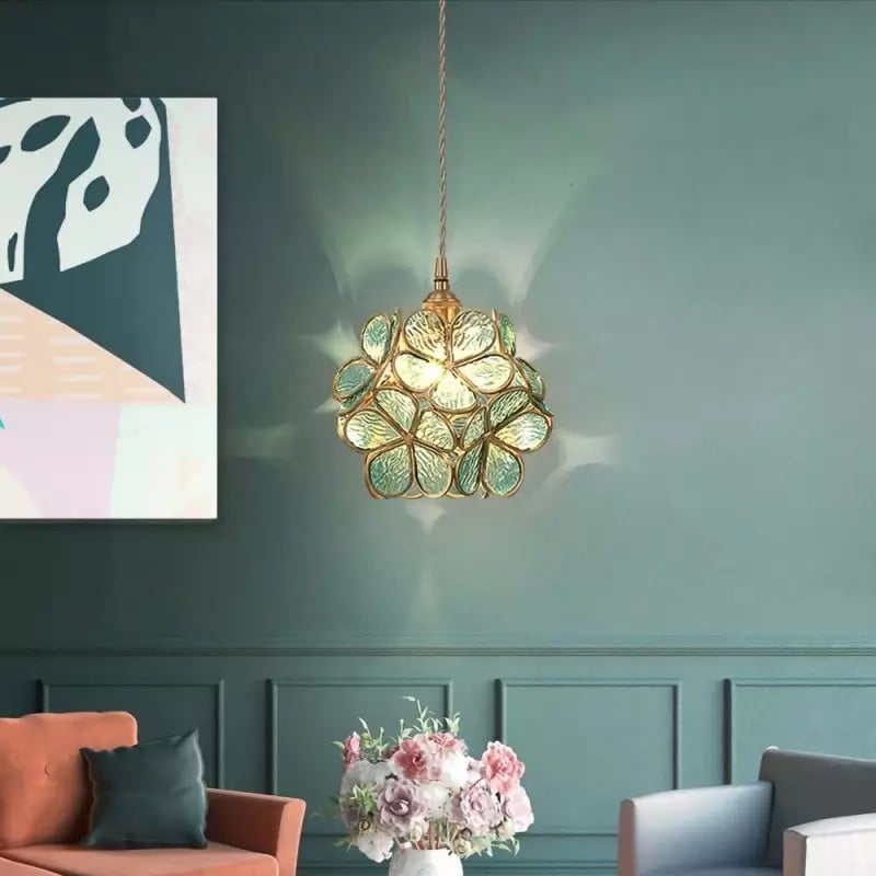 Bloem Hanglamp voor Woondecoratie en Kantoor Verlichting