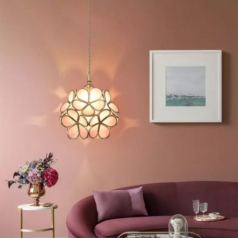 Bloem Hanglamp voor Woondecoratie en Kantoor Verlichting