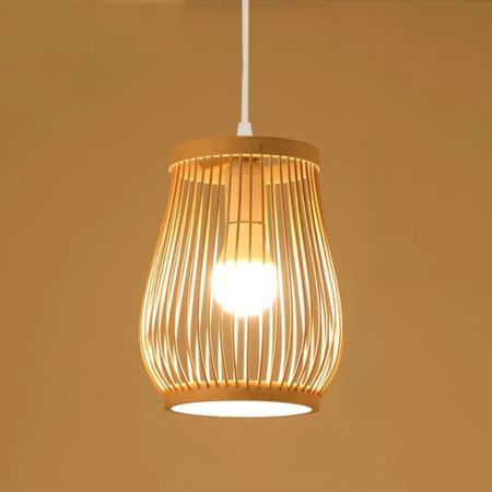 Bamboe Hanglamp voor Theekamers en Gezellige Ruimtes