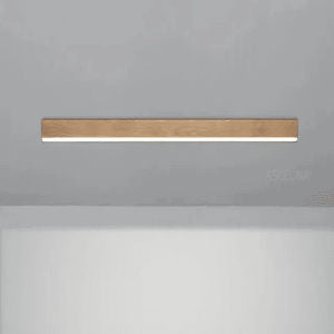 LED Plafondlamp Flush Mount Hout rond