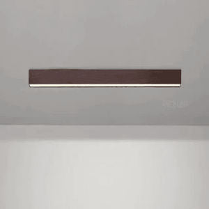 LED Plafondlamp Flush Mount Hout rond