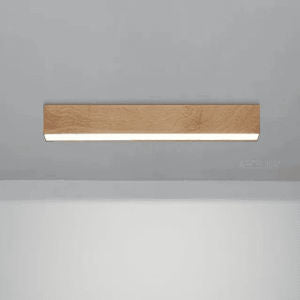 LED Plafondlamp Flush Mount Hout rond